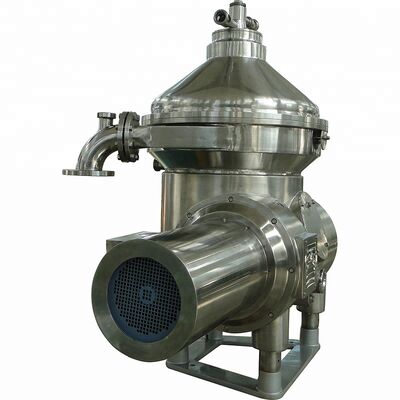 Separador de centrifugadoras de disco de cerveza industrial con bajo nivel de ruido Capacidad 5000-7000 L/H y acero inoxidable estándar para alimentos