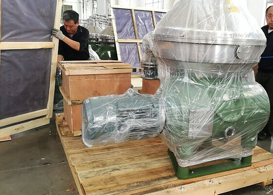 Centrifugadora de pila de disco para limpieza de aceite comestible