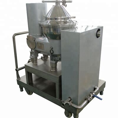 Disco eléctrico de prueba de 3 fases separador de leche y agua pequeño con control PLC