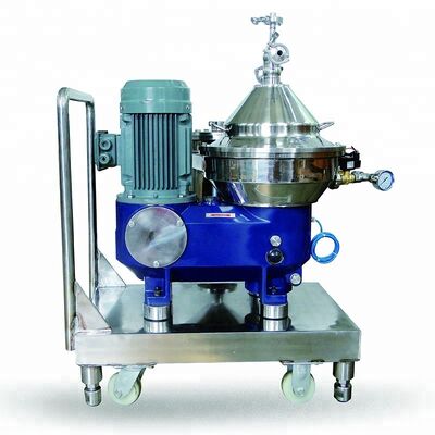 Disco eléctrico de prueba de 3 fases separador de leche y agua pequeño con control PLC