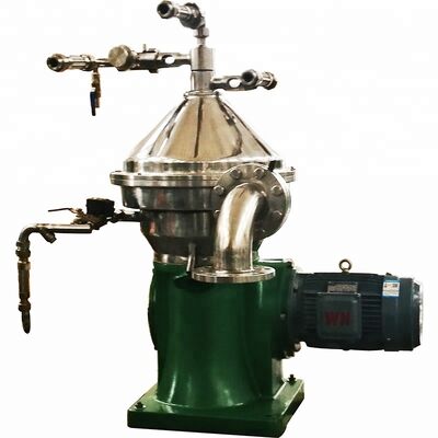Máquina de separación de centrifugadora de leche de acero inoxidable con disco automático
