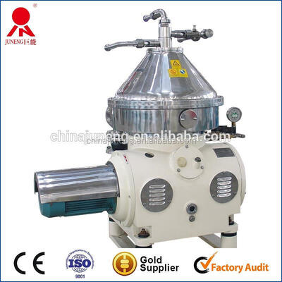 Centrifugadora de separador de leche de pila de disco de crema de leche continua