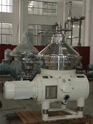 Centrifugadora de separador de leche de pila de disco de crema de leche continua