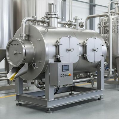 Purificación de aceite de oliva de alta velocidad Centrifugadora decantadora horizontal con construcción de acero inoxidable